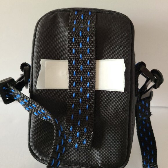 SAMSONITE JOURNEY 4 POCKET MEDIUM CAMERA PHOTO BAG BLUE/BLACK ADJUSTABLE. STRAP - Picture 8 of 13